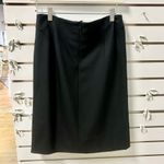 Escada Wool Blend High Waisted Knee Length Pencil Skirt Black Women's 38 / US 6 Photo 2