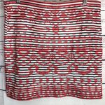 THML  stretchy Brandy red blue embroidered skirt‎ Photo 4