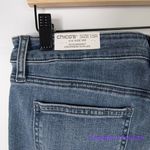 Chico's New! so slimming girlfriend slim leg ankle jeans diamond, size 10R Photo 9
