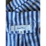 Love Tree Love Tree Striped Paperbag shorts Size Medium Blue and White Belted Photo 4