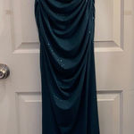 Windsor  Teal Draped Gown Photo 0