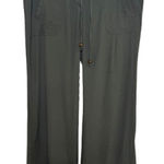 Olivaceous  Olive Green drawstring pants Photo 0