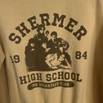 The Breakfast Club Shermer HighSchool 1984 Yellow Sweatshirt Size Medium Photo 4