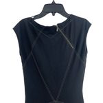 Ted Baker  Black Exposed Seam Zipper Detail Dress Size 2-4 Photo 3