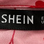 SheIn Pink Red Heart Print All Over Crop Top, size S Photo 4
