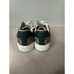 Gucci Ace Women's GG Print Ebony Beige/Green Sneakers Sz 7 Men 9 Women (UK 6) Photo 1