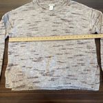 Max Studio NWOT Crew Neck Long Sleeve Pullover Drop Shoulder Sweater Cream Mediu Photo 4