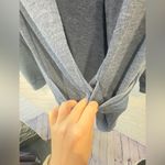 Tommy Bahama  Sea Glass Women’s Open Cardigan Navy Blue with Pockets sz Medium Photo 7