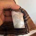 Kori  Brown and Black Plaid Cape with Fringe Photo 2