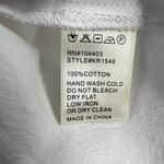 J.O.A. White Off Shoulder Cascade‎ Sleeve Cotton Blouse Size XS Photo 6