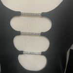 Alice + Olivia New! Kalena Plunge Crystal Jersey Cut Out Maxi Dress Sz 8 $550 Photo 6