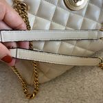 Versace White Quilted Nappa Leather Medusa Tote Handbag Photo 18