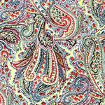 Talbots Tablots Carpri Pants Size 10 Signature Paisley Print Lightweight Photo 1