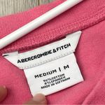 Abercrombie & Fitch Sweatshirt off shoulder vintage womens Pink (medium) casual Photo 1