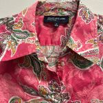 Jones New York  Pink Paisley Shirt Photo 1