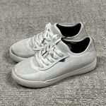 Vessi Shoes Womens 8 Weekend Sneakers White Lace Up Comfort Photo 4