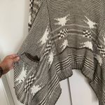 Debut - -  Cardigan Sweater Tan White  Womens‎ Size S/M Cozy spring western boho Photo 6