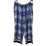 H&M  WIDE-CUT PULL-ON PANTS in Blue Sz XXL Photo 1