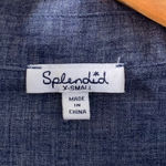 Splendid Women Bell Sleeve Button Up Shirt Photo 2