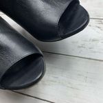 Burberry Sharnford Ankle Boots Open Toe Booties Buckle Leather Heels 38 1/2 Photo 12