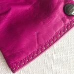Coach  Vintage Magenta Leather Cashmere Lined Gloves, Sz 7, Y2K Photo 11