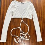 PaperMoon  Crop Top‎ White - Size S. Photo 0