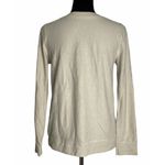 Chaser  Womens Cream Long Sleeve Crew Neck‎ Comfort Pullover Sweatshirt SZ M Photo 2