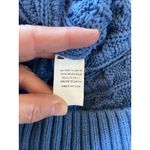 Vintage Country Sophisticates Blue Cable Open Knit Pullover Sweater USA Small Photo 6