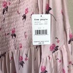 Free People NEW Lana Cold Shoulder Bell Sleeve Tunic in Cloud Berry Combo Floral Photo 6