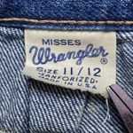 Wrangler VTG 60s  Jean Mini Skirt Raw Hem Women’s S Misses 11-12 Mid Rise Retro Photo 6