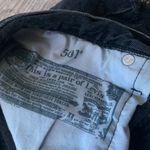 Levi's 501 Black Denim Shorts Photo 2