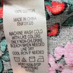 Socialite ‎ Black Floral Cutout Midi Dress MP Medium Petite Ruched Bust Cotton Photo 4