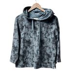 Pact  Tie Dye Cropped Sleeve Pullover Hoodie Sweatshirt Cotton Blend Large Photo 2