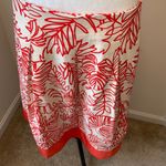 Lane Bryant Cream and Red Circle Skirt Photo 2