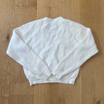 Lulus Cardigan Ribbed Button Up Toasty Babe Size Est M Off White Photo 3