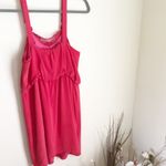 Tibi NY smoked silk pink mini dress Photo 6