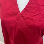 Motherhood Maternity  red cotton top size small Photo 2