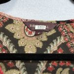 Anthropologie  Ranna Gill Joss Kimono Dress Mini Paisley Boho Festival Size 4 Photo 2