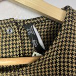 Mango MNG Brown & Black Houndstooth Long Sleeve Blouse 2 Photo 3