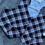 No Boundaries Plaid Button-Up Vest Photo 1