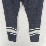 Zyia  Womens Leggings Size XS Blue White Mesh Stripe Yoga Athletic Photo 6