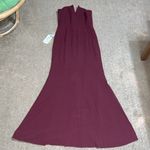 Dress the Population Fernanda Strapless Evening Gown Burgundy XLarge Photo 6