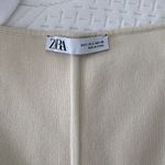 ZARA Knit Cream Off Shoulder Bodysuit Photo 2