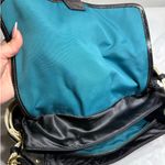 Coach y2k Vintage Buckle Black Sateen Nylon Shoulder Hand bag Photo 3