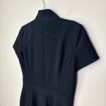 St. John Collection  Zip Front Marocain‎ Crepe Dress Black Size 4 MSRP $1,295 Photo 8