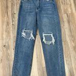 SheIn distressed straight leg jeans size Medium Photo 3