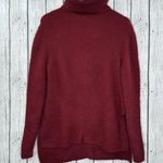 Sweet Romeo Sweater Women’s Size Small Red Abstract Rib Turtleneck Tunic NWOT Photo 0