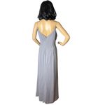 BARI JAY STYLE 1864 bridesmaids dress in gray size 18 Silver Photo 4