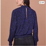 Allison Joy New With Tags Evereve  Dean Mock Neck Top Sz M Photo 3