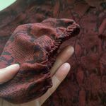 ALC Frank A.L.C. ‘Lori’ red black snake print button down silk blouse, size 6 medium Photo 9